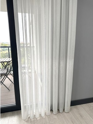 Perle Yeni Sezon Pırlanta Tül Perde Sık Pileli 1/3  Ütü Istemez