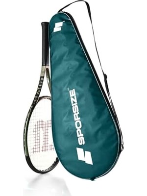 Hakay Sporsize Tennis Racket Cover Tenis Raketi Kılıfı Çantası (Koyu Yeşil)