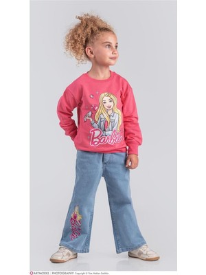Lillypicca Kız Çocuk Krakter Desenli Sweatshirt - Jean Pantolon 2'li Takım - 2013