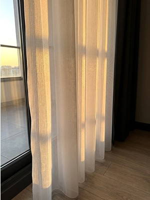 Favolli Pırlanta Tül Perde Ağır Gramajlı 1/3 Sık Pileli Yumuşak Dokulu Ütü Istemez Her Odaya Uygun Tül Perde