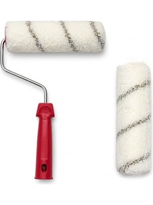 Aesco Orret Home 20 cm Boya Rulosu ve Yedek Rulo Seti Profesyonel Boya Badana Rulosu Duvar Boyama Rulosu Tüy Bırakmaz Rulo Fırça Seti (Asorti Renk)