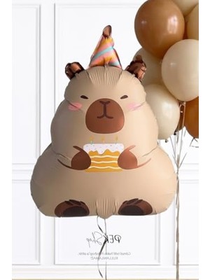 Aesco Kapibara Temalı Folyo Balon - Doğum Günü Süslemesi