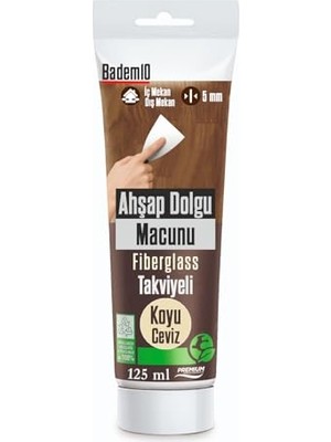 Hakay Ahşap Parke Tamir Macunu Koyu Ceviz Mobilya Masa Dolgu Çatlak Çizik Giderici 125 ml Kullanıma Hazır