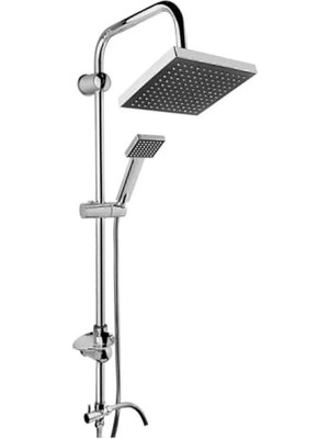 Hakay Krom Tepe Yağmurlama Duş Seti (Banyo Bataryası Dahil Değildir) (Tahran Duş Seti) (Ekonomik Duş Set)