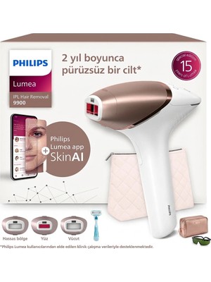 👑 Philips Lumea 9900 Serisi BRP958 Ipl Yeni Nesil Epilasyon Cihazı 4 Başlıklı - Venüs Jilet, Hediye Gözlük ve Hediye Çanta Paket ✨