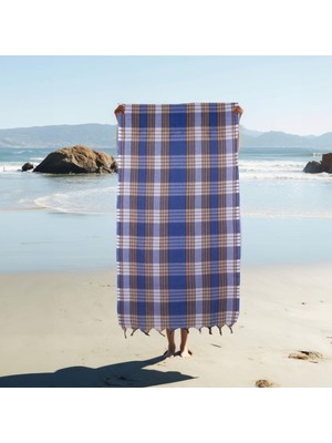 Frefly Store HOMEDIUS%100 Pamuk Hamam Peştemali - 80X160 cm Mavi 80X160