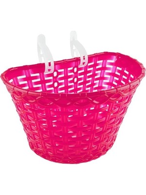 Frefly Store Hasır Desenli Plastik Ön Sepet, 16-20 Jant Uyumlu Çocuk Bisikleti Için