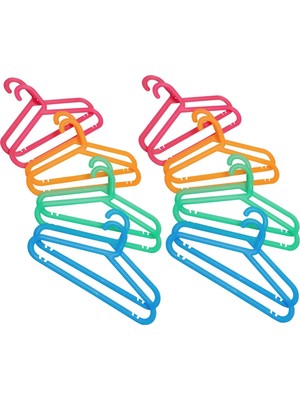 Frefly Store Ikea Bagıs Çentikli Plastik Askı - Askı Çocuklar, Çocuklar ve Küçük Çocuklar Için Mükemmel Giyim Gardırop 13 Uzunluk x 8 Genişlik Çeşitli Renkler (16)