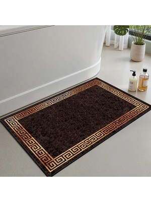 Frefly Store Monnhein Banyo Paspası, Yumuşak Banyo Halısı, Kaymaz Nokta Tabanlı, Su Emici, Makinede Yıkanabilir