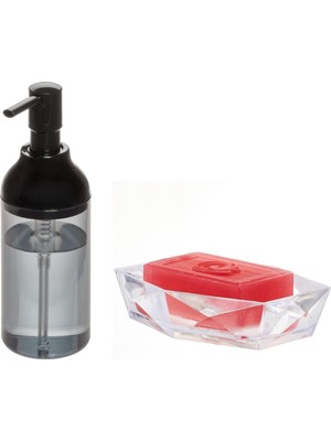 Frefly Store Bosphorus Homi Sıvı Sabunluk ve Sabunluk 2 Li Banyo Seti