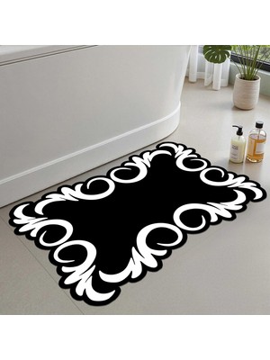 Frefly Store Monnhein Banyo Paspası, Yumuşak Banyo Halısı, Kaymaz Dot Tabanlı, Su Emici, Makinede Yıkanabilir - 80 x 150 cm