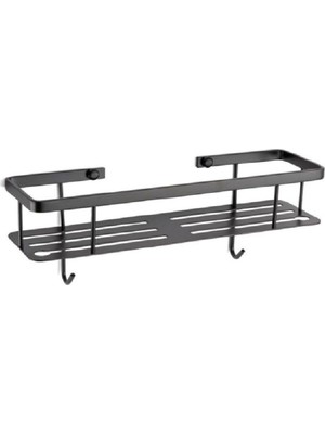 Frefly Store System Banyo Duş Raf Sistemi Siyah Renk 152X112X402 mm