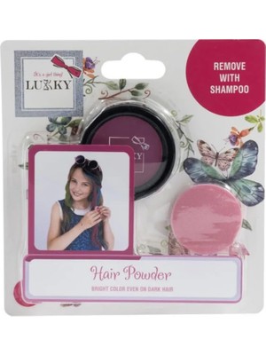 Frefly Store Lukky Süngerli Saç Tebeşiri Fuşya