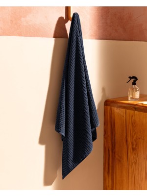 Frefly Store Madame Coco Carla Banyo Havlusu, Lacivert, 70 x 140