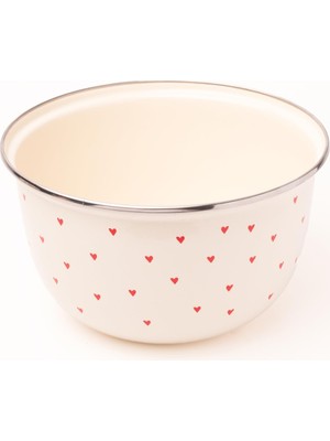 Frefly Store Cupid Emaye Karıştırma ve Salata Kabı 24CM 4 Litre (Ocağa Da Koyulabilir)