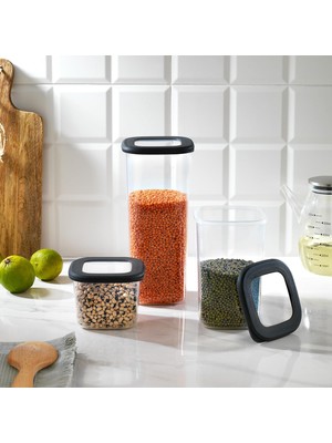Frefly Store Schafer Hold 3 Lü Saklama Kabı-Gri