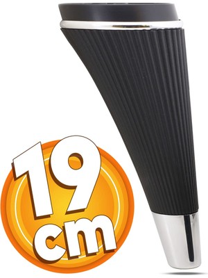 Frefly Store BADEM10 Iron Lüks Mobilya Kanepe Sehpa Tv Ünitesi Koltuk Ayağı 19 cm Siyah Krom Baza Ayak