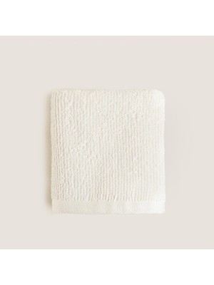 Frefly Store Chakra Carlın El Havlusu 30X50 cm Ekru