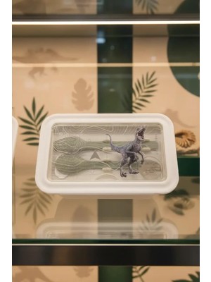 Frefly Store Mınıso Serisi Çok Bölmeli Yemek Kabı 1100 ml (Bej), 2022437810104