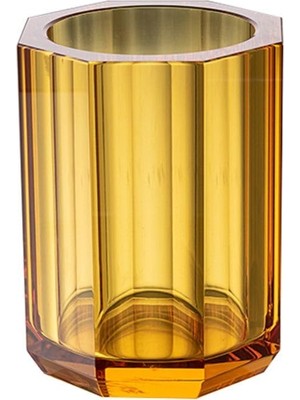 Frefly Store System Cyrstal Bath Accessory Tooth Mug Amber Turuncu Tek Ebat BA2049 007 C6