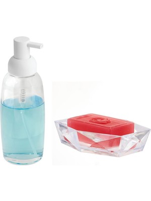 Frefly Store Bosphorus Homi Sıvı Sabunluk ve Sabunluk 2 Li Banyo Seti