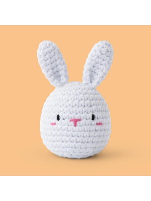 Frefly Store Mini Tavşan Örgü Kiti - Amigurumi Tığ Kitimini Tavşan Örgü Kiti - Amigurumi Tığ Kiti