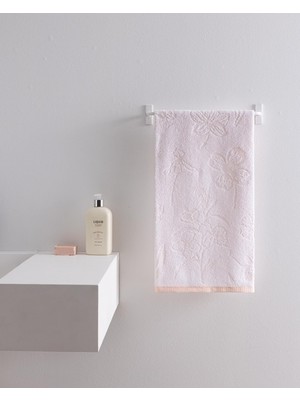 Frefly Store Opale Pamuklu Yüz Havlusu - Pudra - 50X70 cm