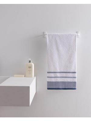 Frefly Store Luth Pamuklu Yüz Havlusu - Lacivert/mavi - 50X70 cm