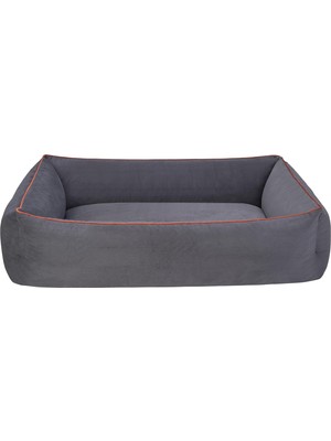 Frefly Store Pet Comfort Golf Vita Gri Köpek Yatağı L 85X105CM
