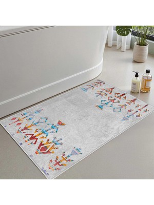 Frefly Store Monnhein Banyo Paspası, Yumuşak Banyo Halısı, Kaymaz Dot Tabanlı, Su Emici, Makinede Yıkanabilir - 60 x 100 cm
