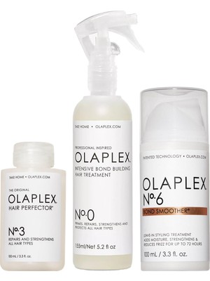 Frefly Store Olaplex Anti-Frizz & Strong Hair Set - Elektriklenmeyi Kontrol Altına Alan, Saçları Yoğun Şekilde Onaran & Bağ Güçlendiren Set