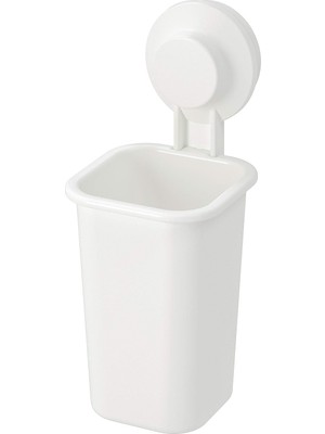Frefly Store Ikea Tısken Vantuzlu Diş Fırçası Tutacağı, Beyaz