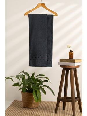 Frefly Store Soley Oppolo 70X140 Banyo Havlusu, Antrasit