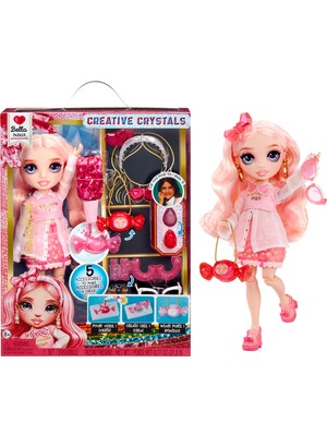 Frefly Store Mgae, Rainbow High Bella - Kristal Serisi Bebeği, Rainbow High