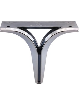 Frefly Store BADEM10 Begonya Lüks Mobilya Kanepe Sehpa Tv Ünitesi Çekyat Oturma Grubu Koltuk Ayağı Baza Ayak Füme 12 cm