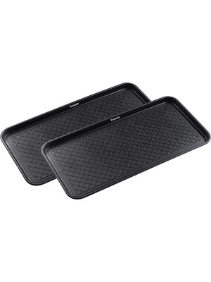 Frefly Store Trimate Tüm Hava Durumu Önyükleme Tepsisi, 2'li Paket Suya Dayanıklı Plastik, Ayakkabılar Için Çok Amaçlı, Evcil Hayvan Besleme Tepsileri, Bahçe-Çamurluk Girişi, Garaj, Iç Mekan Veya Dış Mekan -
