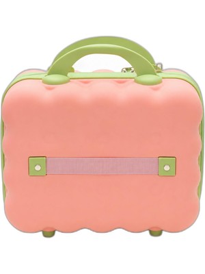 Frefly Store Yoyoso 30 * 15 * 25 Kare Mini Kozmetik Valizi Pembe