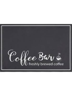 Frefly Store Aputue Çatal Bıçak Kurutma Matı, 30X50 cm Emici Kahve Barı Aksesuarları, Sızdırmaz Mutfak Tezgahı Koruyucu Mat, Dekoratif Desenli ve Kaymaz Tabanlı Bulaşık Altlığı, Kolay Temizlenir ve Katlanır