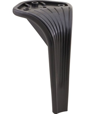 Frefly Store BADEM10 Lotus Lüks Mobilya Kanepe Sehpa Tv Ünitesi Koltuk Ayağı 16 cm Siyah Baza Ayak