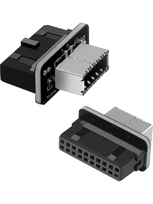 Frefly Store Ancheyn Type-E To USB 3.0 19 Pın Anakart Dişi Erkek Çevirici Dönüştürücü Adaptör 5209