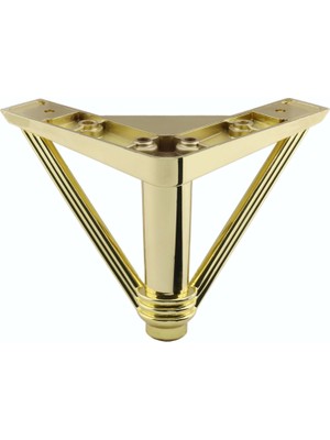 Frefly Store BADEM10 Pars Lüks Mobilya Oturma Grubu Kanepe Çekyat Sehpa Tv Ünitesi Koltuk Ayağı Baza Ayak 12 cm Altın