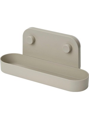 Frefly Store Ikea Öbonas Vantuzlu Duvar Rafı, 28 Cm, Bej