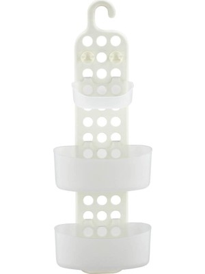 Frefly Store Duşakabin Askılık Şampuanlık Banyo Düzenleyici 3 Raflı Montajsız
