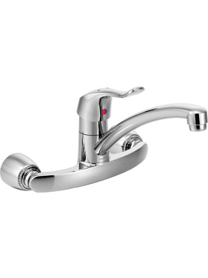 Frefly Store Moen 8713 Commercial M-Dura Wall Mount Kitchen Faucet 1.5 Gpm, Chrome