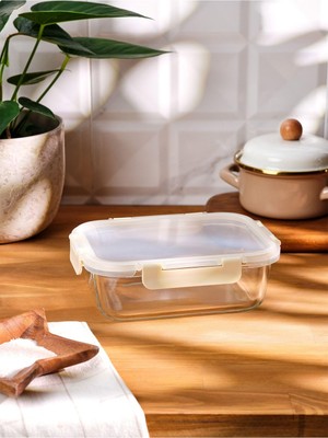 Frefly Store Emsan Soft 1050 ml Borosilikat Saklama Kabı