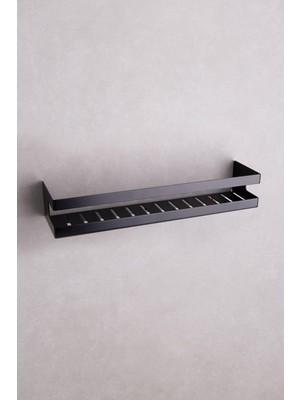 Frefly Store System Duş Raf Sistemi Siyah Renk 98X100X400 mm