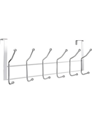 Frefly Store Kaktüskedi Kaktüskedi Krom Kapı Arkası Askı 12 Kancalı
