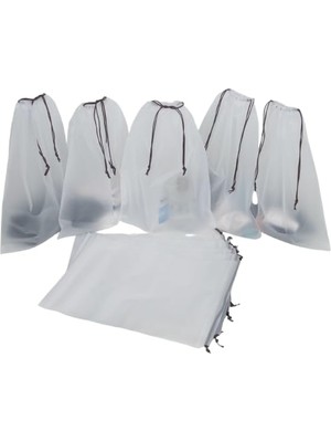 Frefly Store Meapuff, 50'li Set 30X40 cm Su Geçirmez Kozmetik ve Plaj Çantası