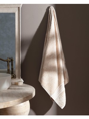 Frefly Store Madame Coco Martha Banyo Havlusu Tencel™ - Bej - 80X150 cm