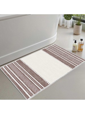 Frefly Store Monnhein Banyo Paspası, Yumuşak Banyo Halısı, Kaymaz Dot Tabanlı, Su Emici, Makinede Yıkanabilir - 40 x 60 cm
